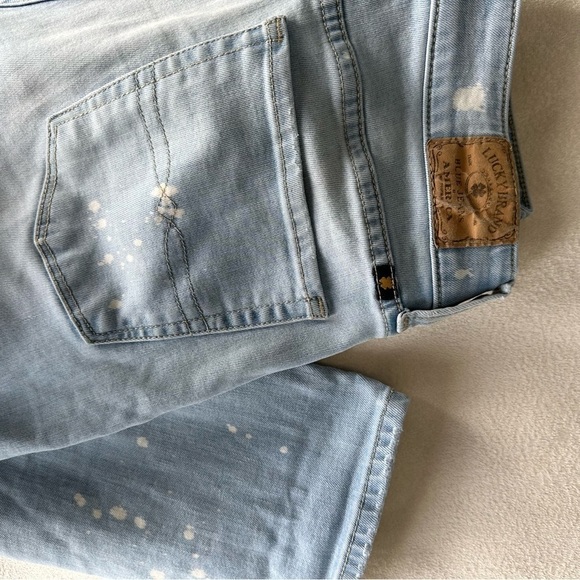 LUCKY BRAND LOLITA MID RISE LIGHT WASH DENIM JEANS SIZE 26 - Picture 6 of 9